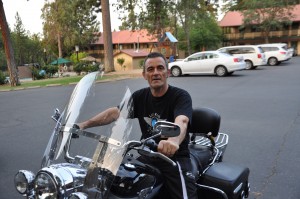 Marcus on a HD Road King